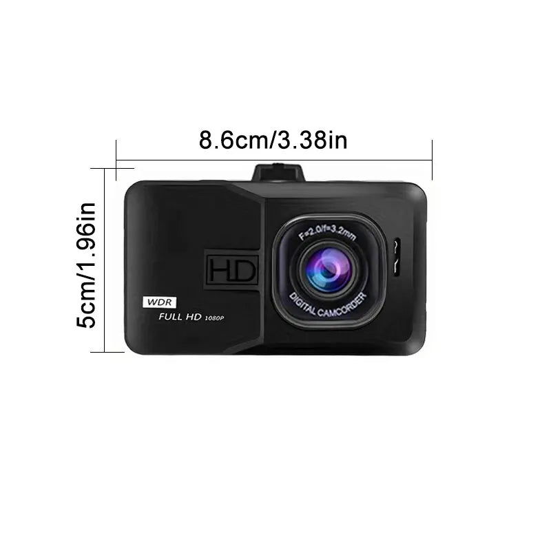 Welnax™ 1600P+1080P FHD Dual Dash Camera for Cars