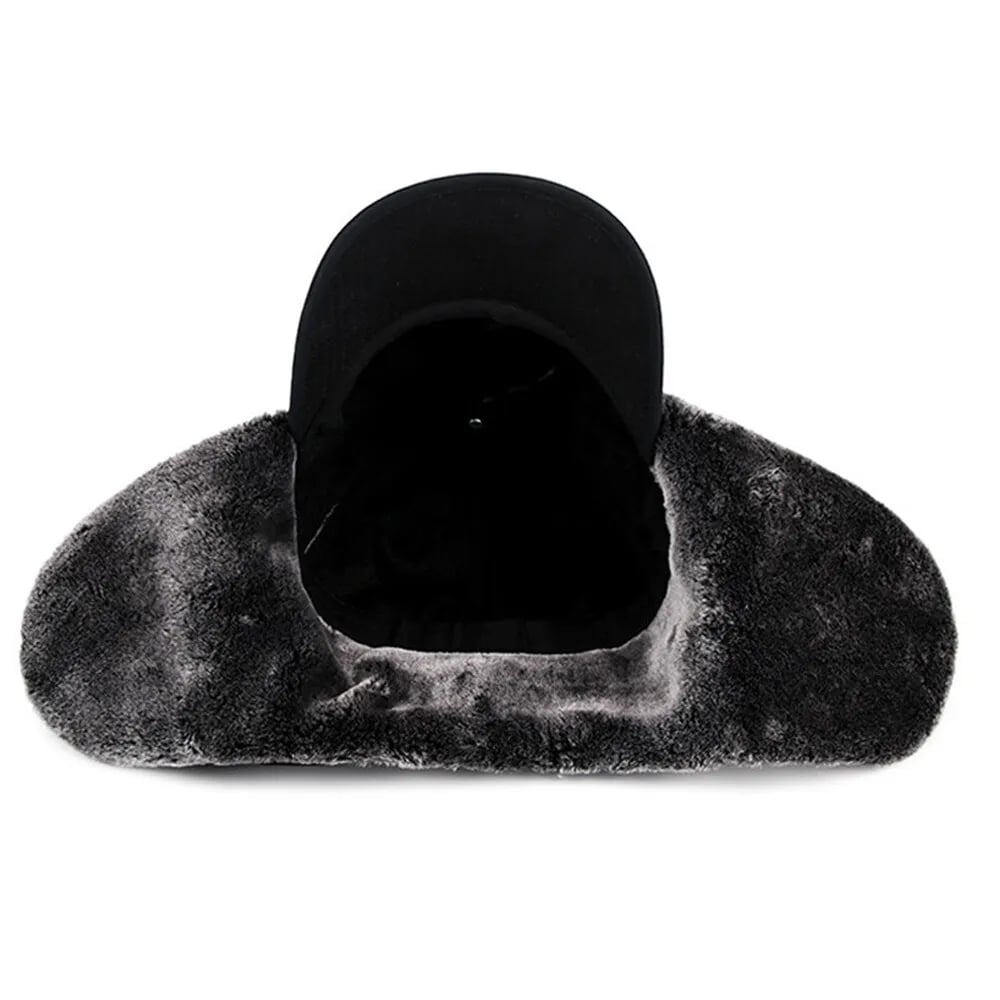 🧢❄️Men Winter Ear Flap Trapper Hat Face Mask Fur Aviator Thermal Warm Snow Ski Cap