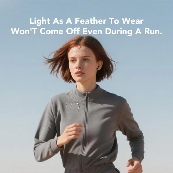 NE20 Bluetooth Earphones LED Display Smart Noise-Canceling AI Translation Headphones