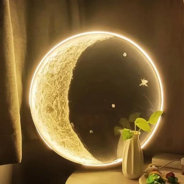 Hand Made Moon Lamp