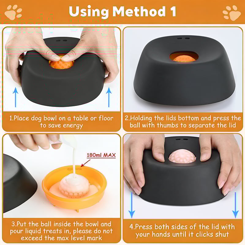 Slow Feeder Dog Bowl