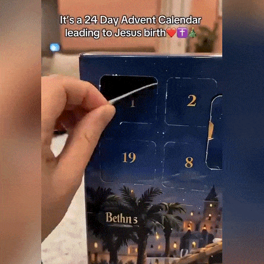 Christian Nativity Building Block Advent Calendar – 24 Days of Christmas