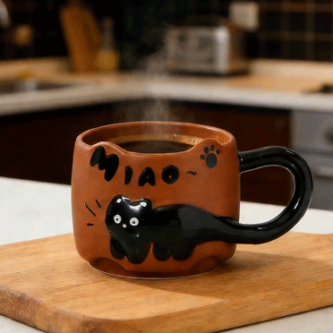 Naughty cat coffee Mugs