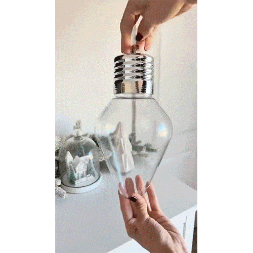 💡DIY Plastic Light Bulb Decorations