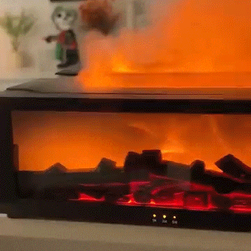 🔥Dance with Flames. Sleep in Serenity— Fireplace Flame Humidifier