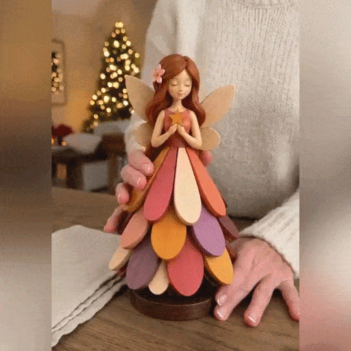 🔥 Last Day 50% OFF-🧚 Fairy Bloom Trivet – Folding Fairy Décor & Heat-Resistant Table Protector