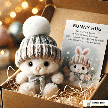 🔥49% OFF - 🐇Handmade Mini Bunny Hug Cute Easter Gift