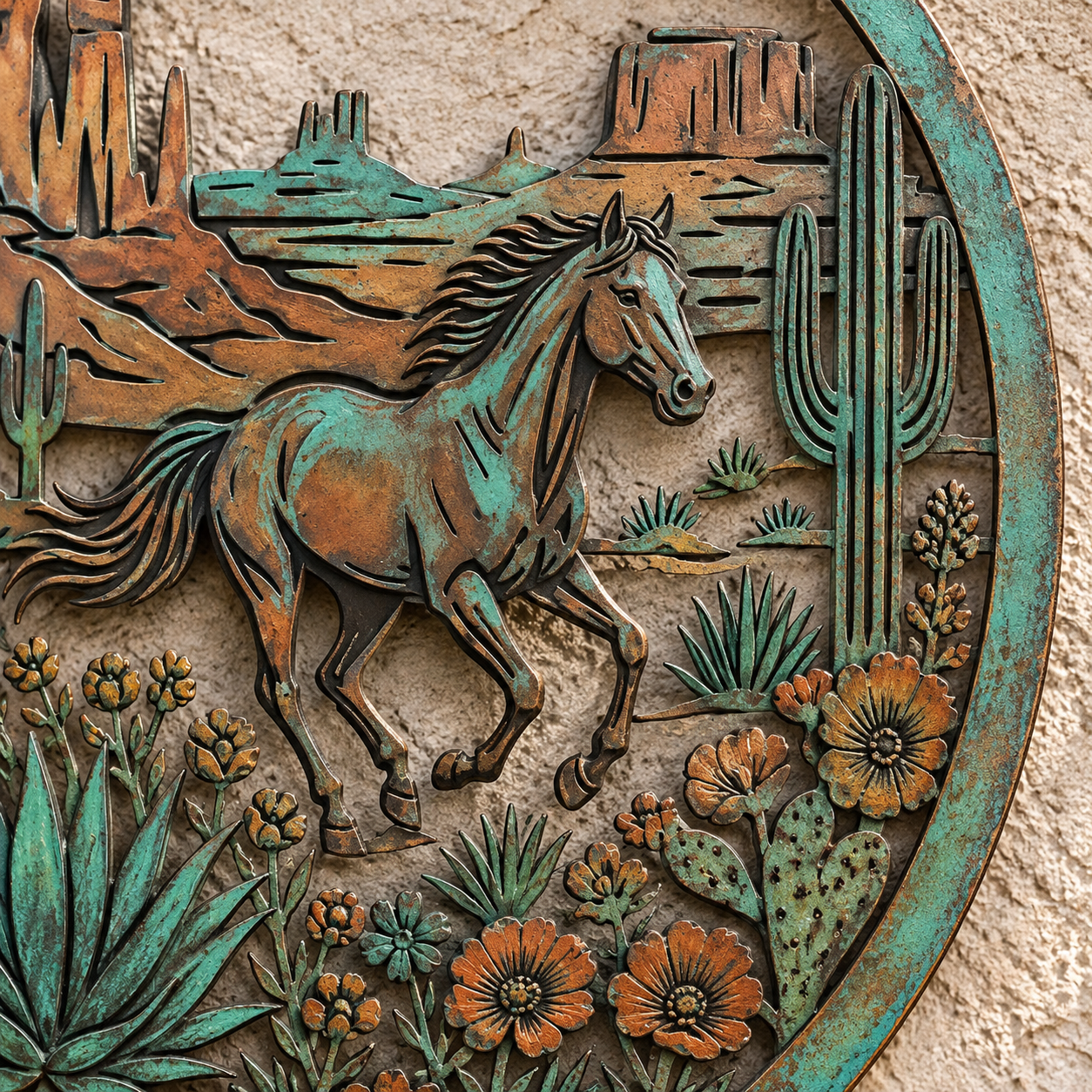🐴Western Horse Desert Garden Wall Decor