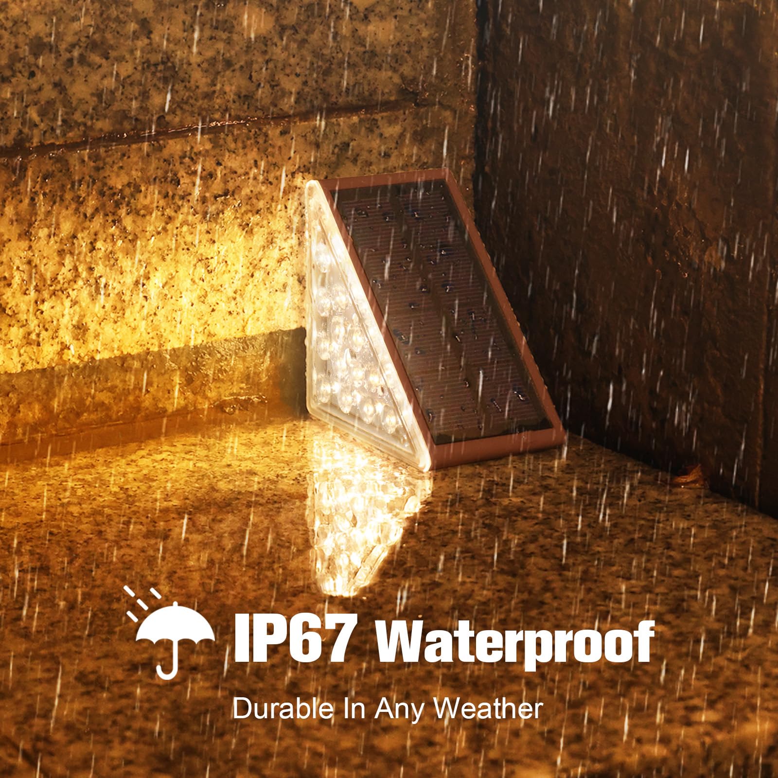 Solar Step Lights Outdoor Waterproof