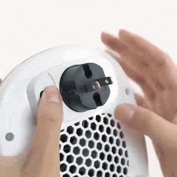 Plug-In Ceramic Space Heater — Fast Warmth Without the Bulky Heater