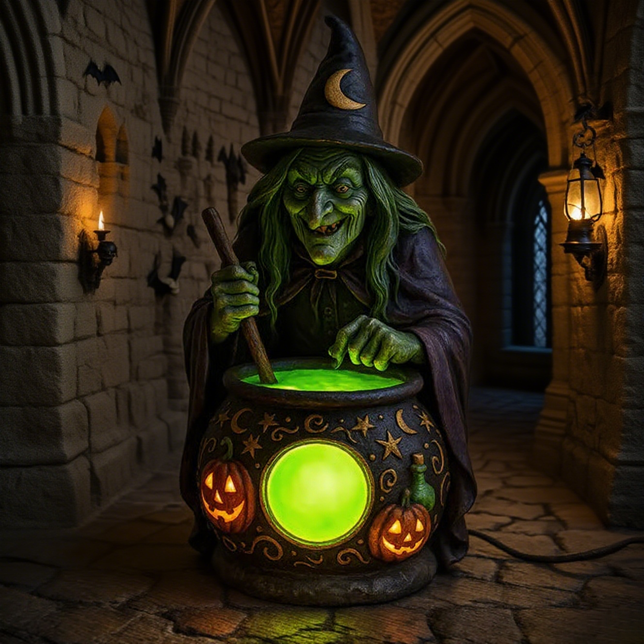 🎃Halloween Early Bird Special Sale 49% OFF - Halloween Witch Cauldron Lamp