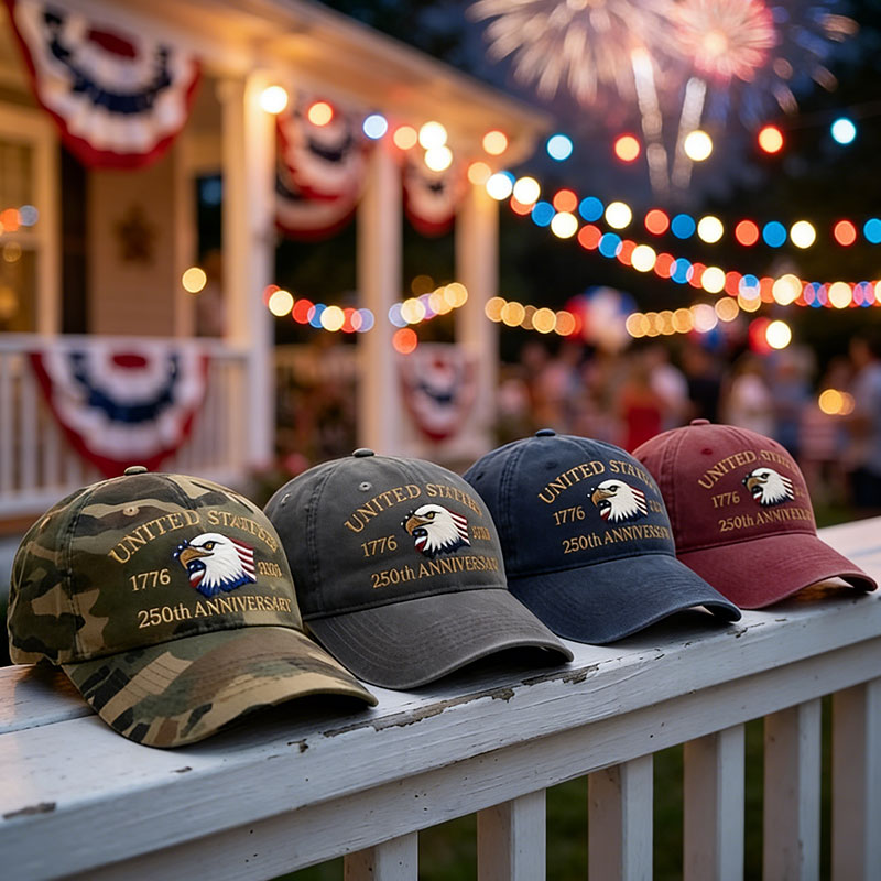 🇺🇸 USA 250th Anniversary Baseball Cap – Patriotic Pride & Casual Style ✨