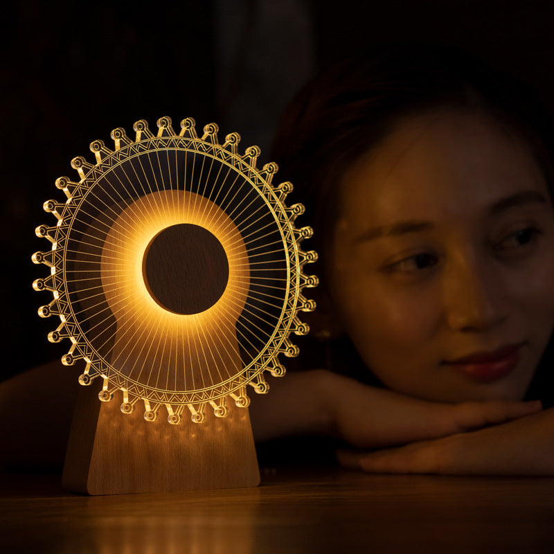 Windmill Rotating LED Light