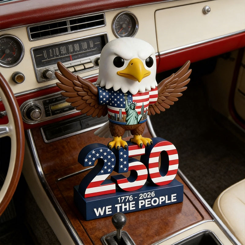 🦅 USA 250th Anniversary Bald Eagle Figurine – Patriotic Collectible 🇺🇸✨