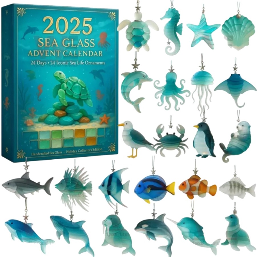 2025 Sea Glass Marine Life Advent Calendar