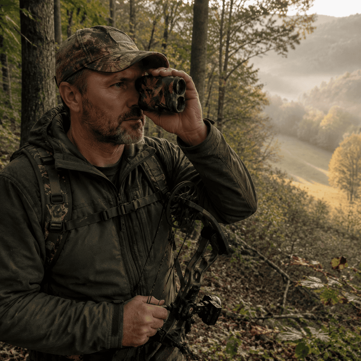 Compact rangefinder used in mountain terrain