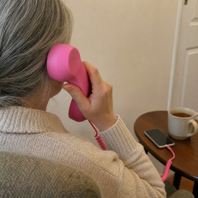 ☎️ Retro telephone handset with Type-C interface 📞