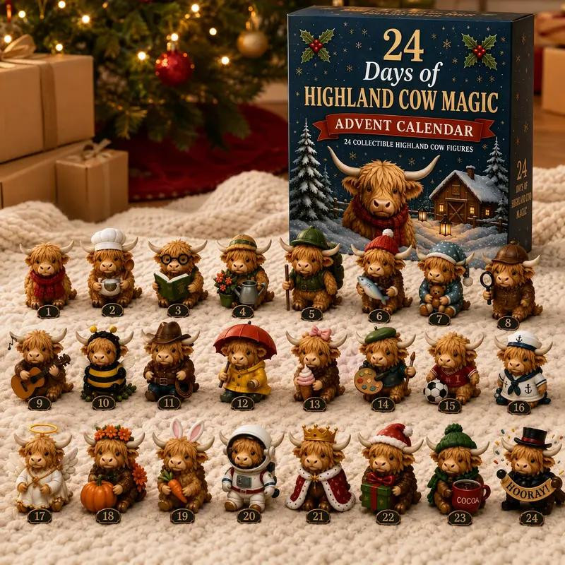 🐮 24 Days of Highland Cow Advent Calendar