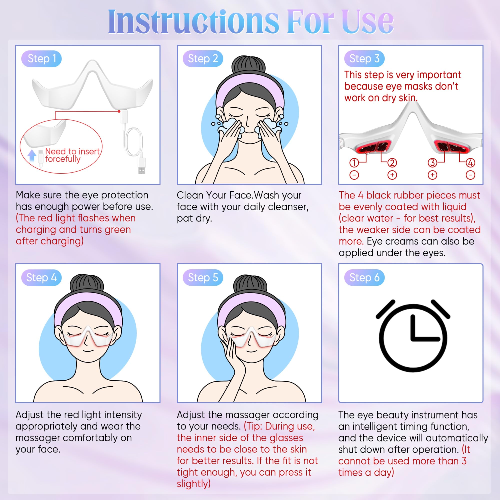 Under-Eye Light Therapy Device