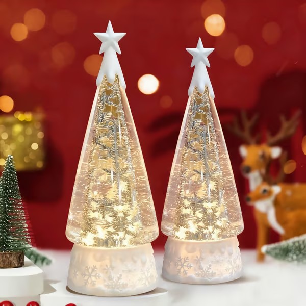 🔥Christmas Snowflake Light-Up Tree Ornament