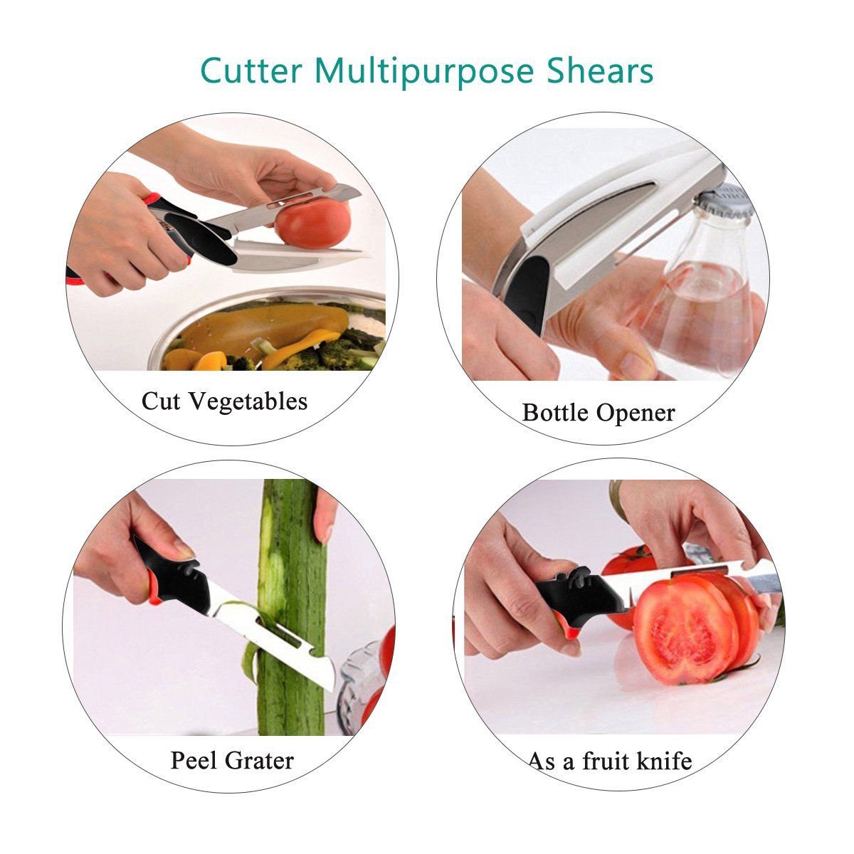 6 in 1 Smart Vegetable Scissors