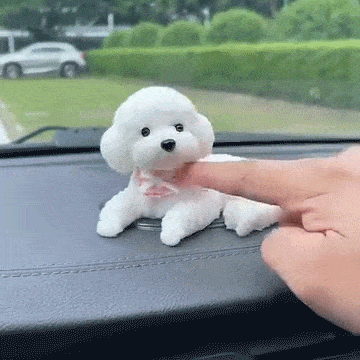 🐶 Wiggly Teddy Puppy Dashboard Companion