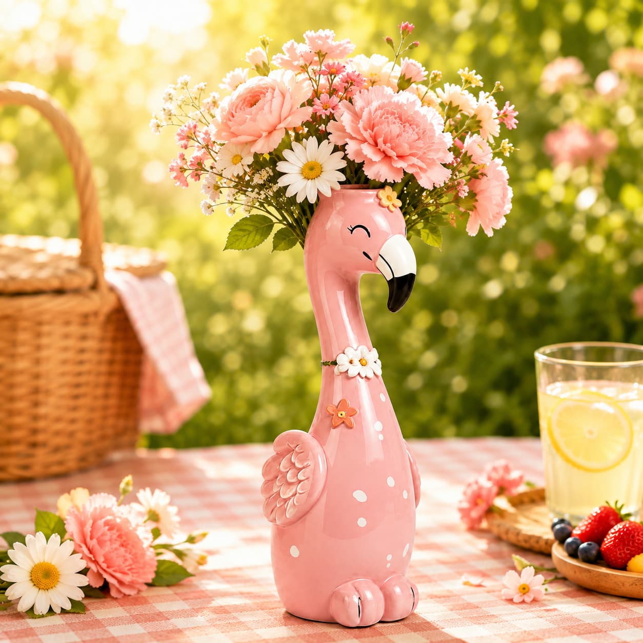 🦩Cute Flamingo Decorative Vase