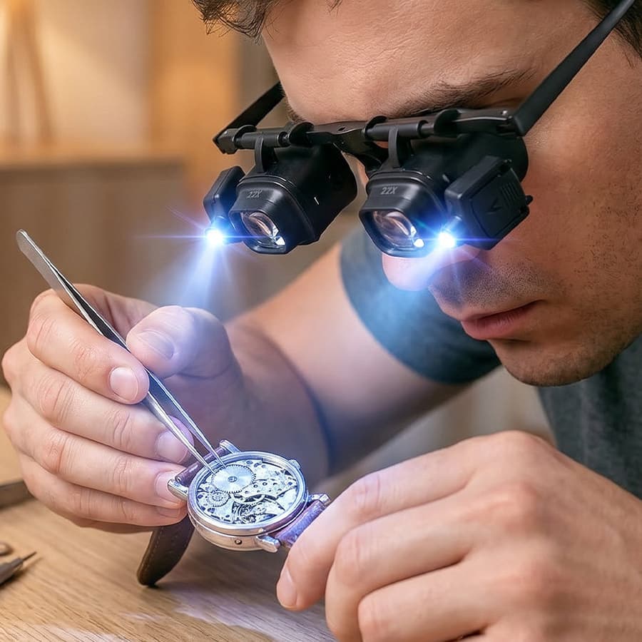 🔍Precision LED Magnifier for Electronics & Crafts