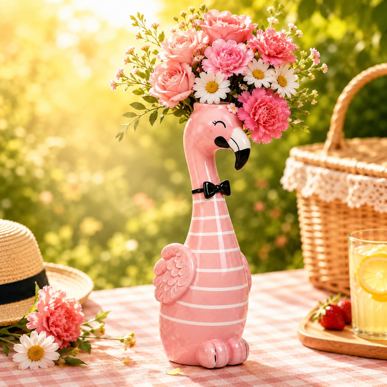 🦩Cute Flamingo Decorative Vase