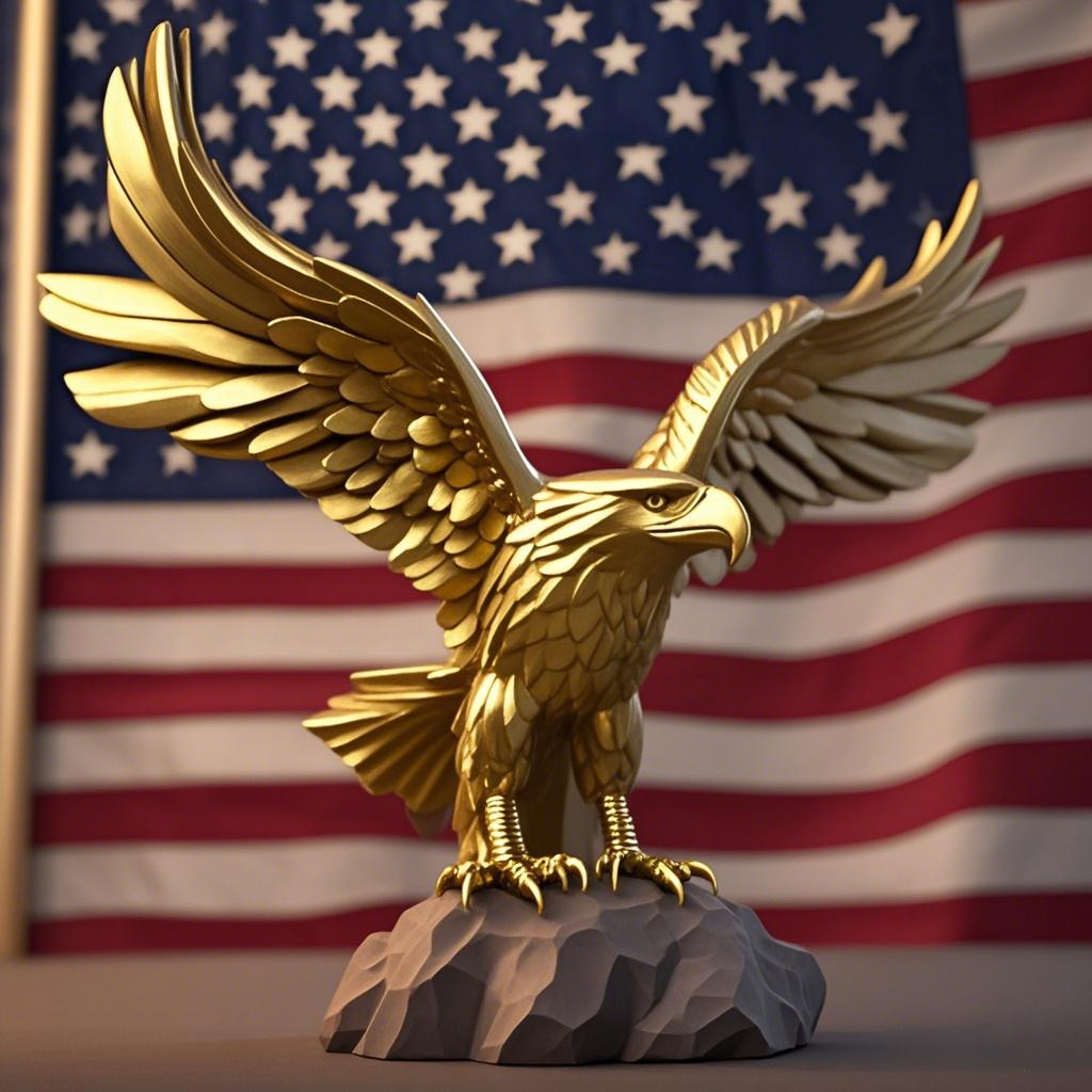 🔥 49% OFF🔥The perfect memorial gift - Brave Eagle Soaring Statue