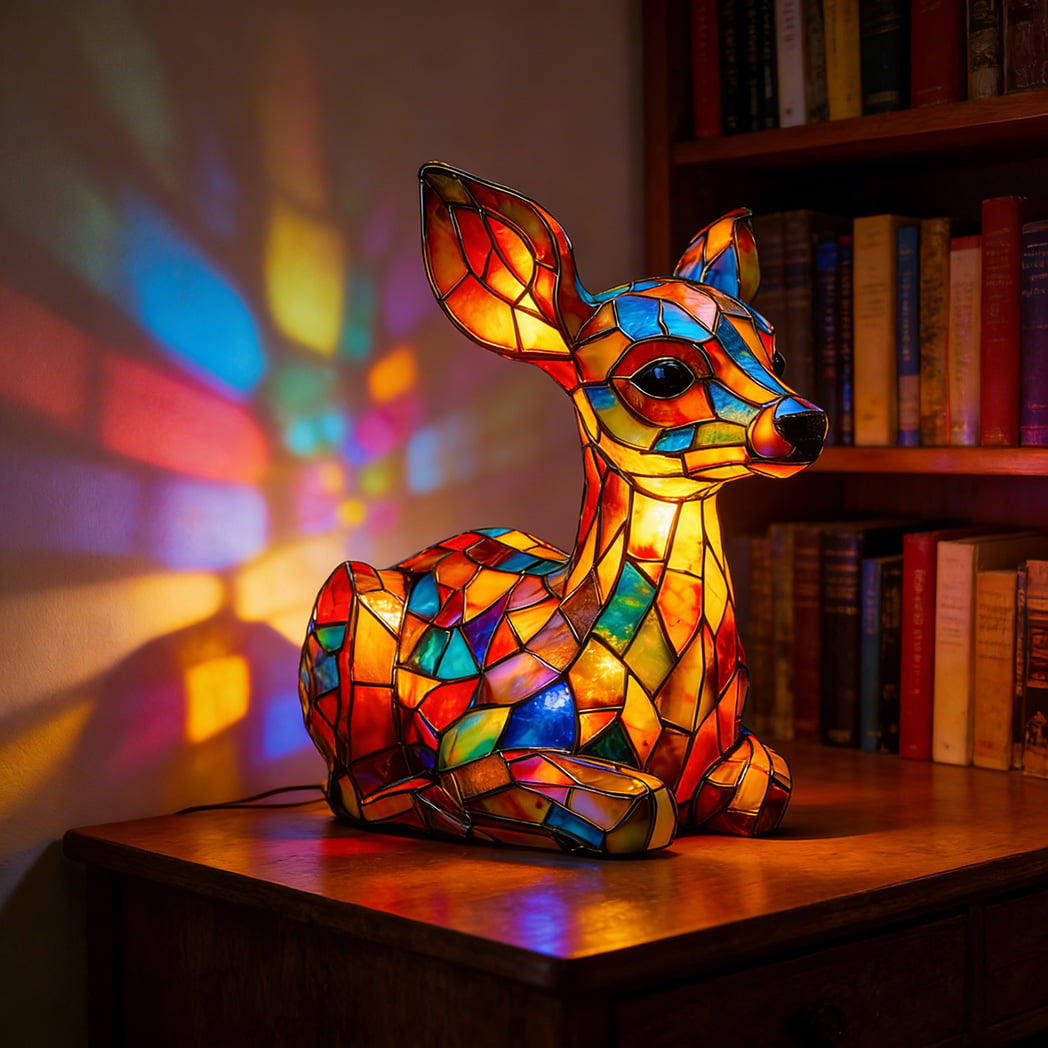 Handcrafted Stained Glass Mosaic Lamps