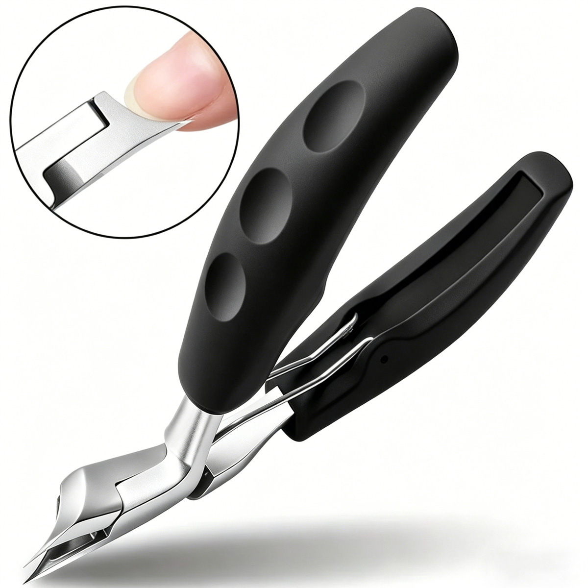 Curved Blade Nail Cutter for Thick, Hard, Fungal Nails