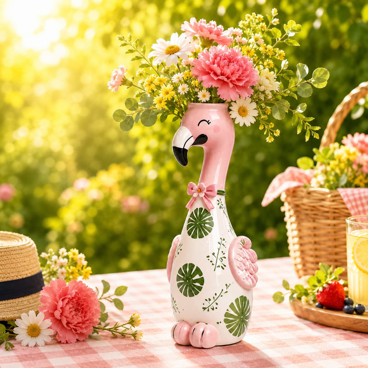 🦩Cute Flamingo Decorative Vase
