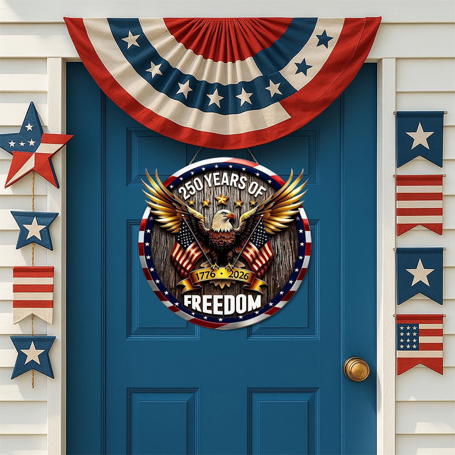 250th Anniversary Wooden Door Hanger