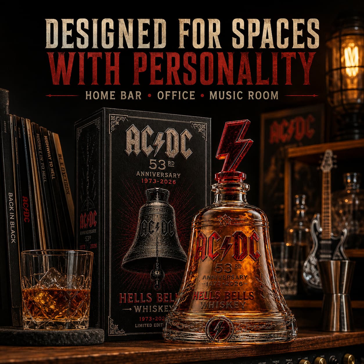 Anniversary Bell Collector Whiskey Bottle