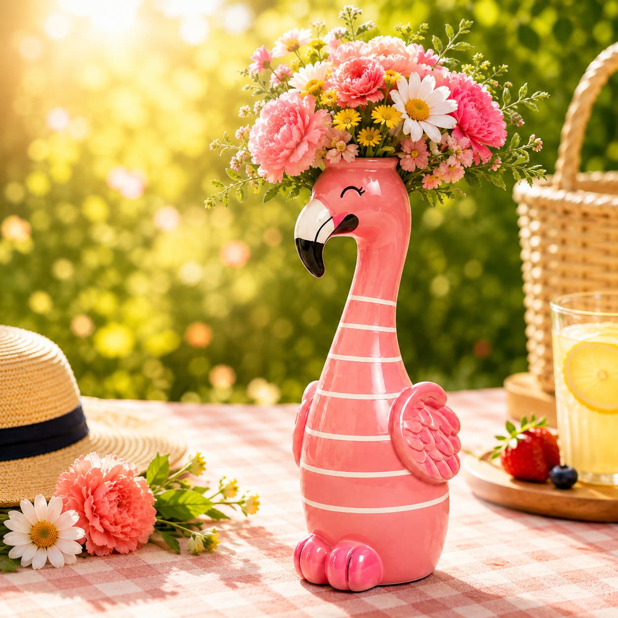 🦩Cute Flamingo Decorative Vase