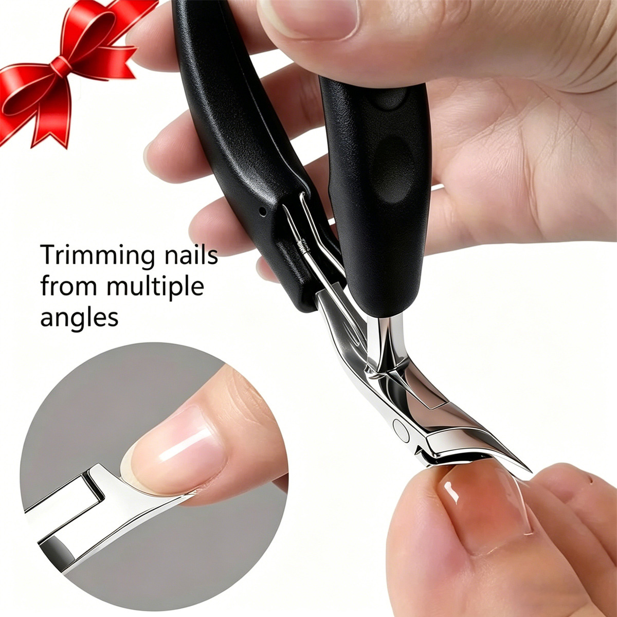Curved Blade Nail Cutter for Thick, Hard, Fungal Nails