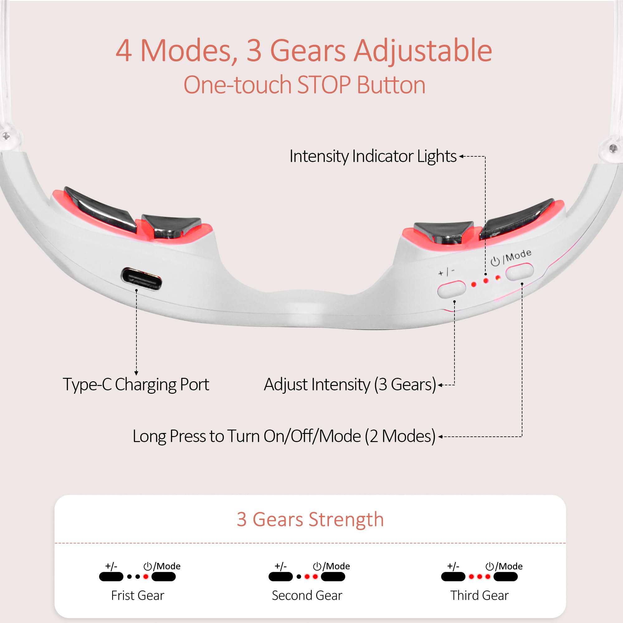 Under-Eye Light Therapy Device