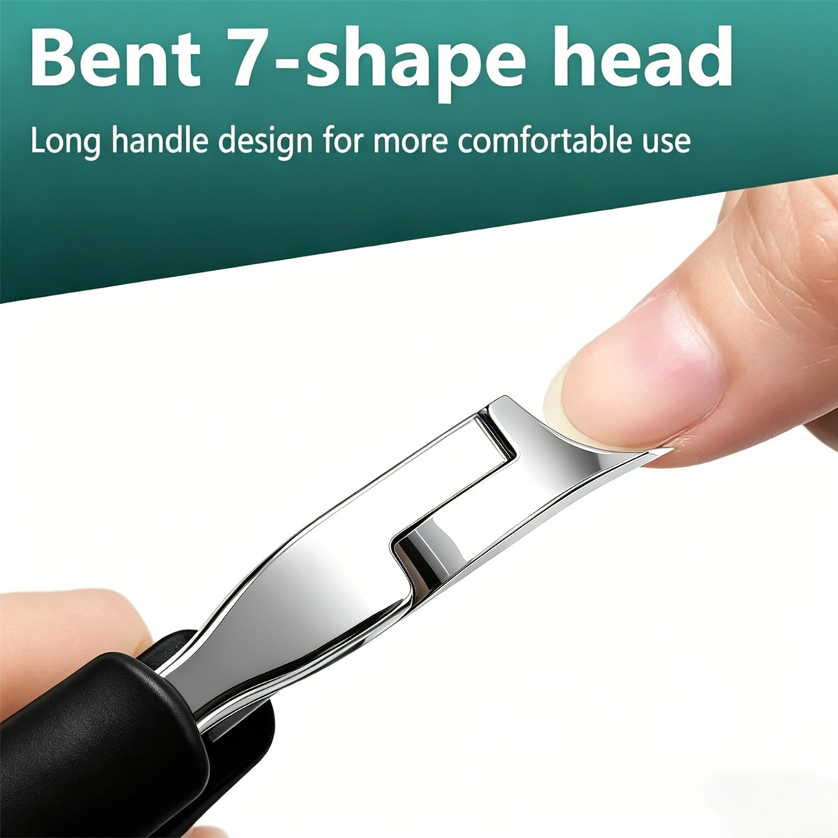 Curved Blade Nail Cutter for Thick, Hard, Fungal Nails