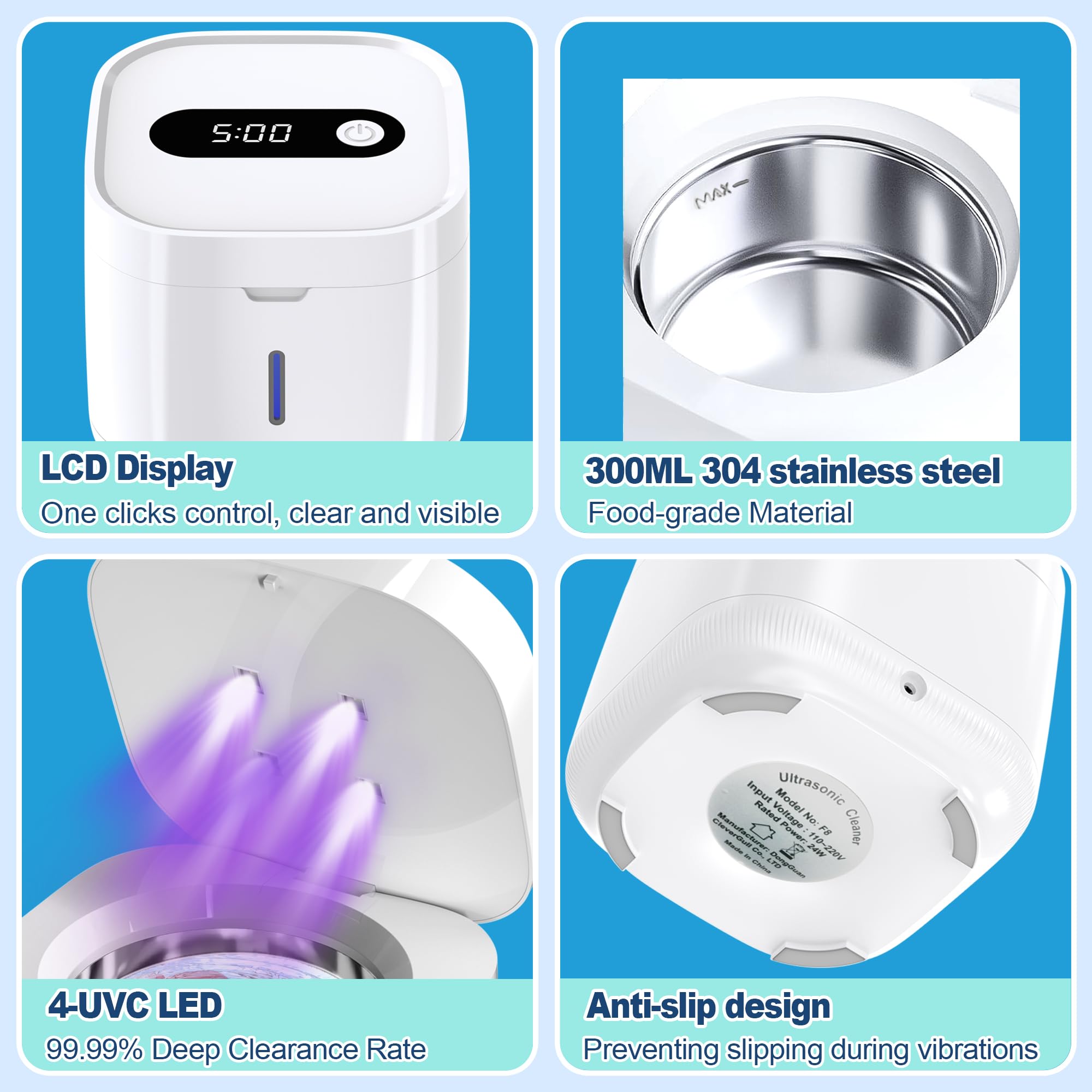 Ultrasonic Retainer Cleaner Machine