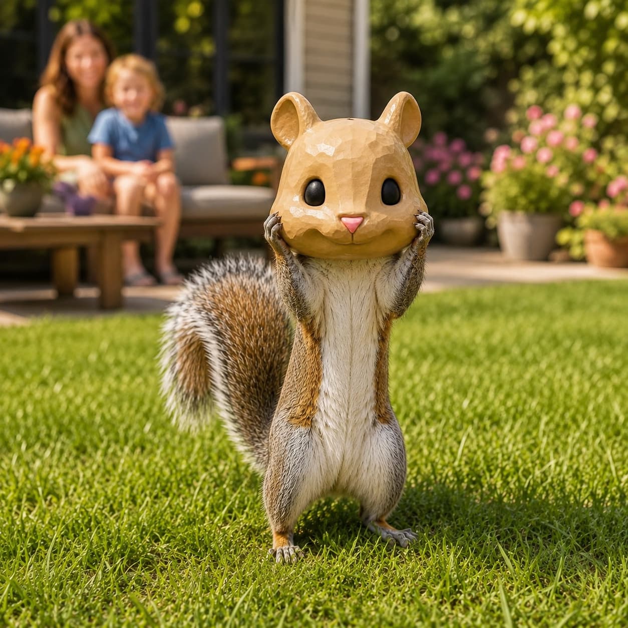 🐿️Funny Squirrel Head Feeder