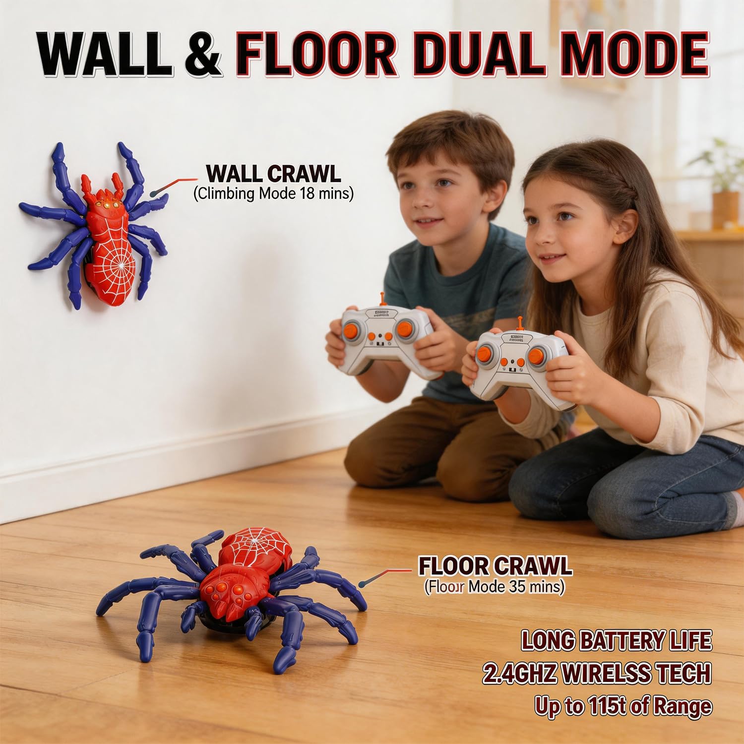 🕷️ Halloween Wall Crawler Spider