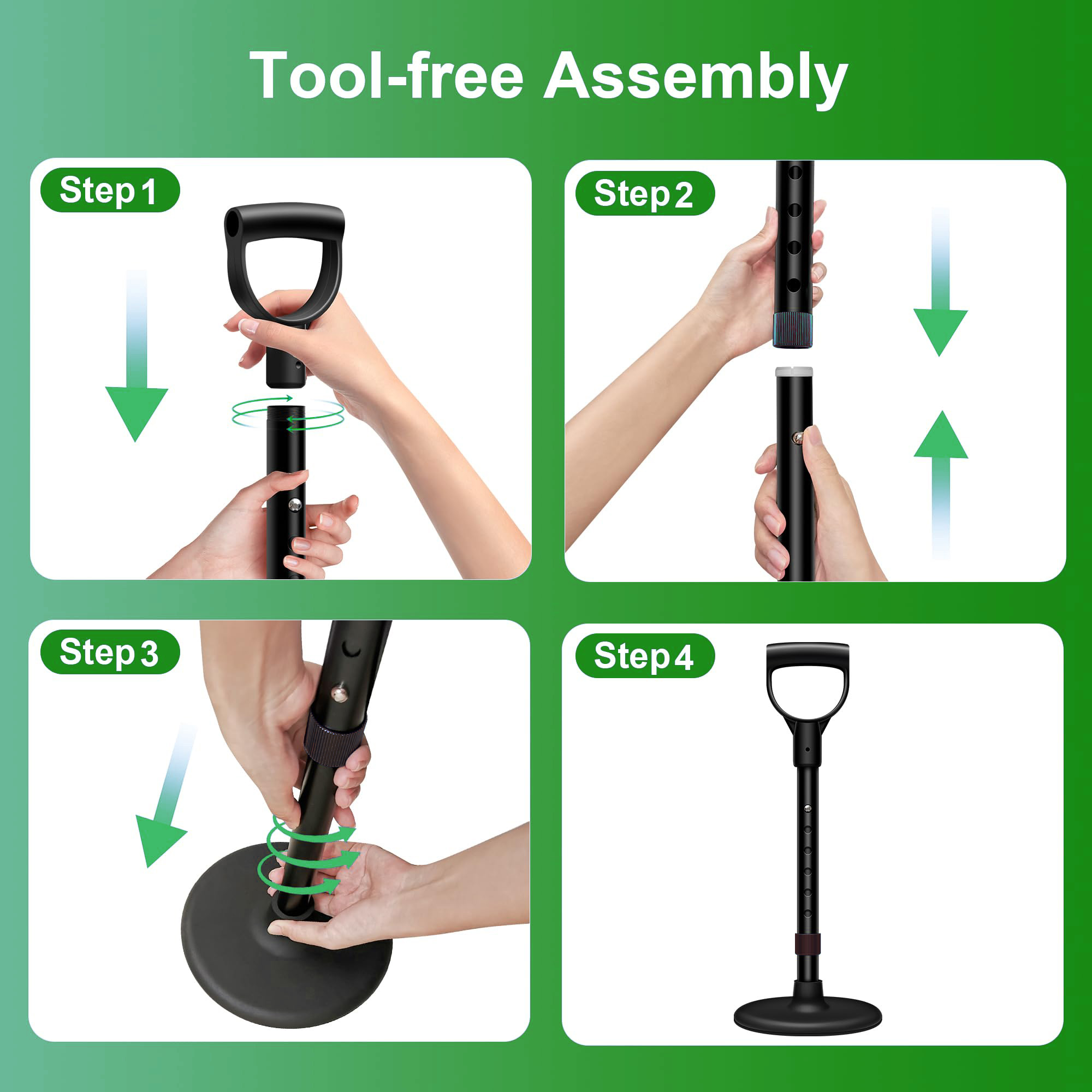 Portable Mobile Adjustable Stand Assist Aid