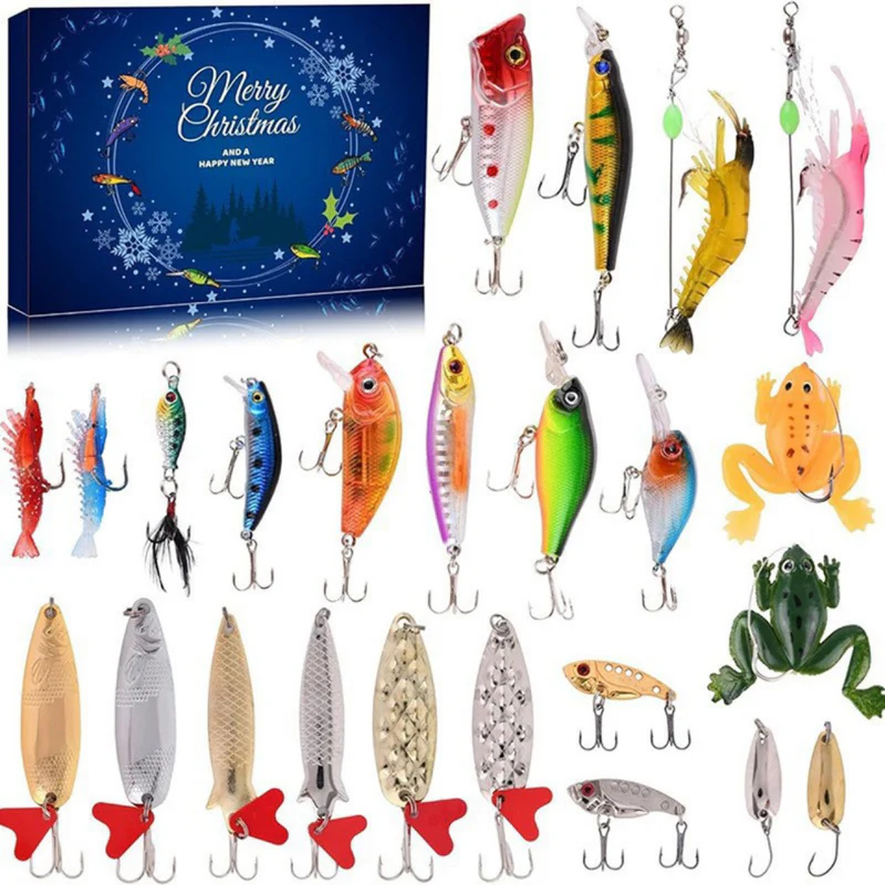 24 Days Advent Calendar 2024 Fishing Lure