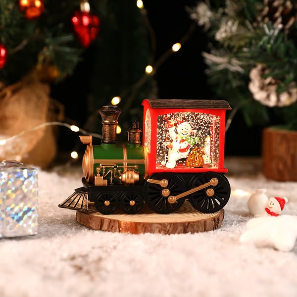 🎅Christmas Eve train snowflake Music Box