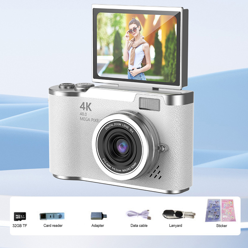 4K Foldable Screen Digital Camera