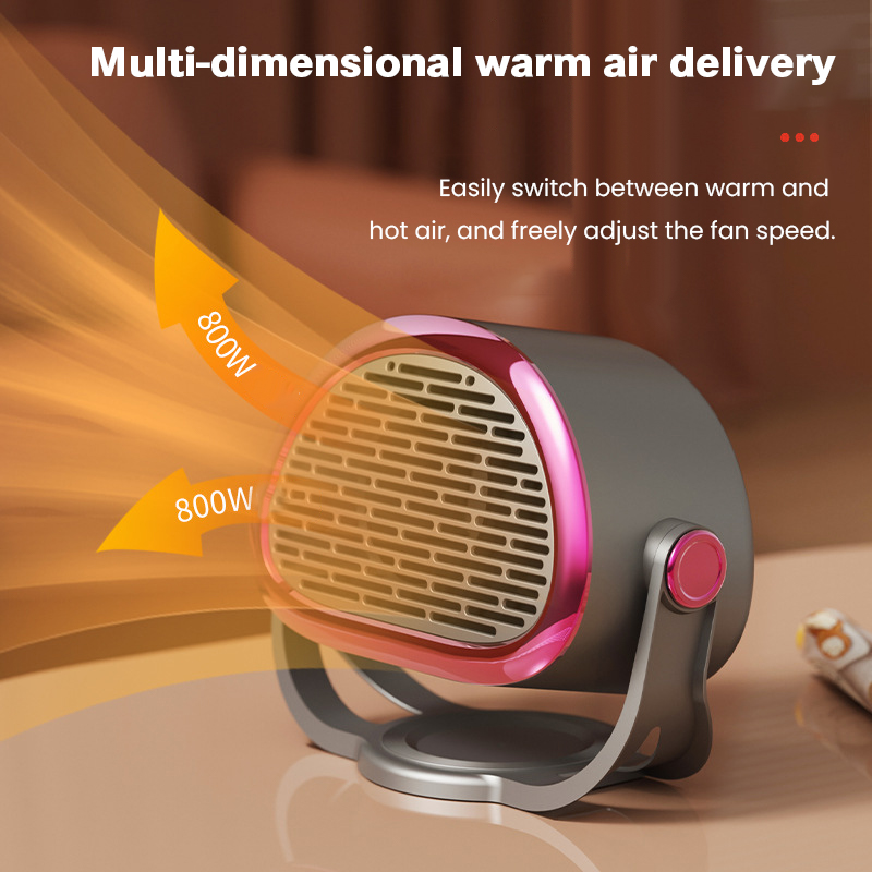 Quiet, Energy-Saving, And Fast-Heating Desktop Heater
