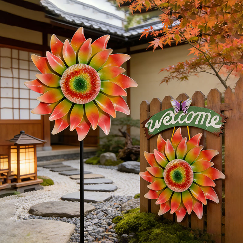🌻 Sunflower Windmill – 2-in-1 Garden Decor ✨