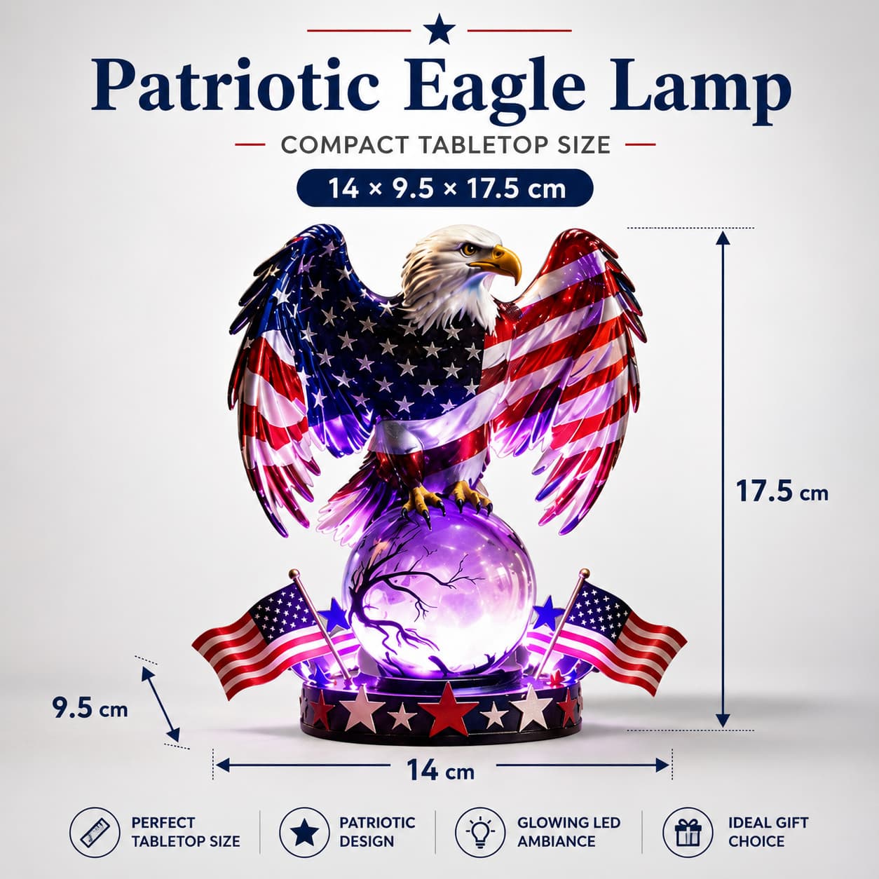 🦅Patriotic Eagle Lamp