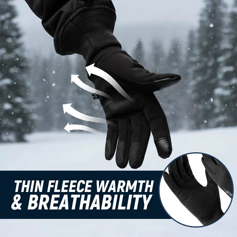 Non-slip warm gloves